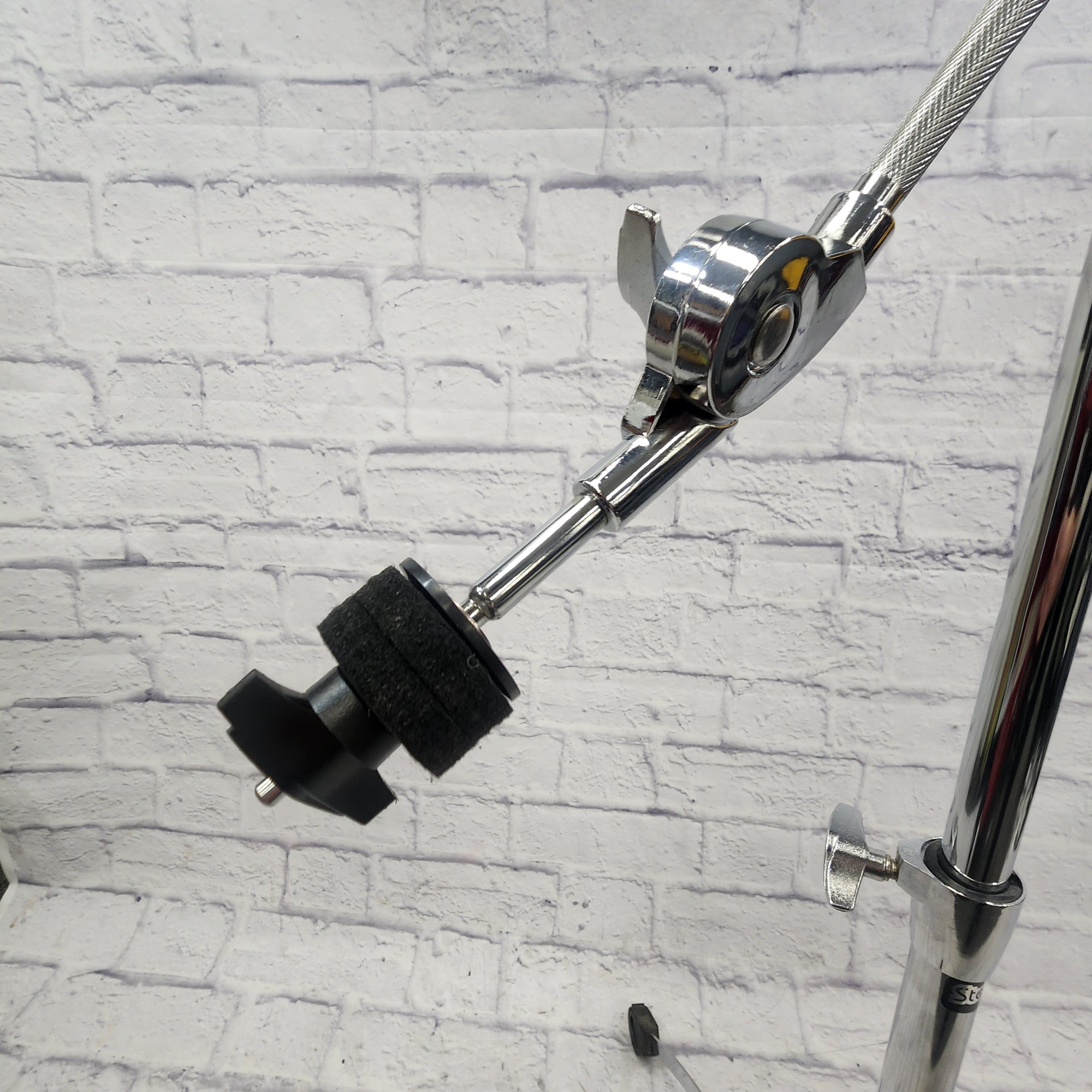 Starfavor Cymbal Stand, Adjustable Height 22"-49" High Boom and Straight Combo, Single Braced