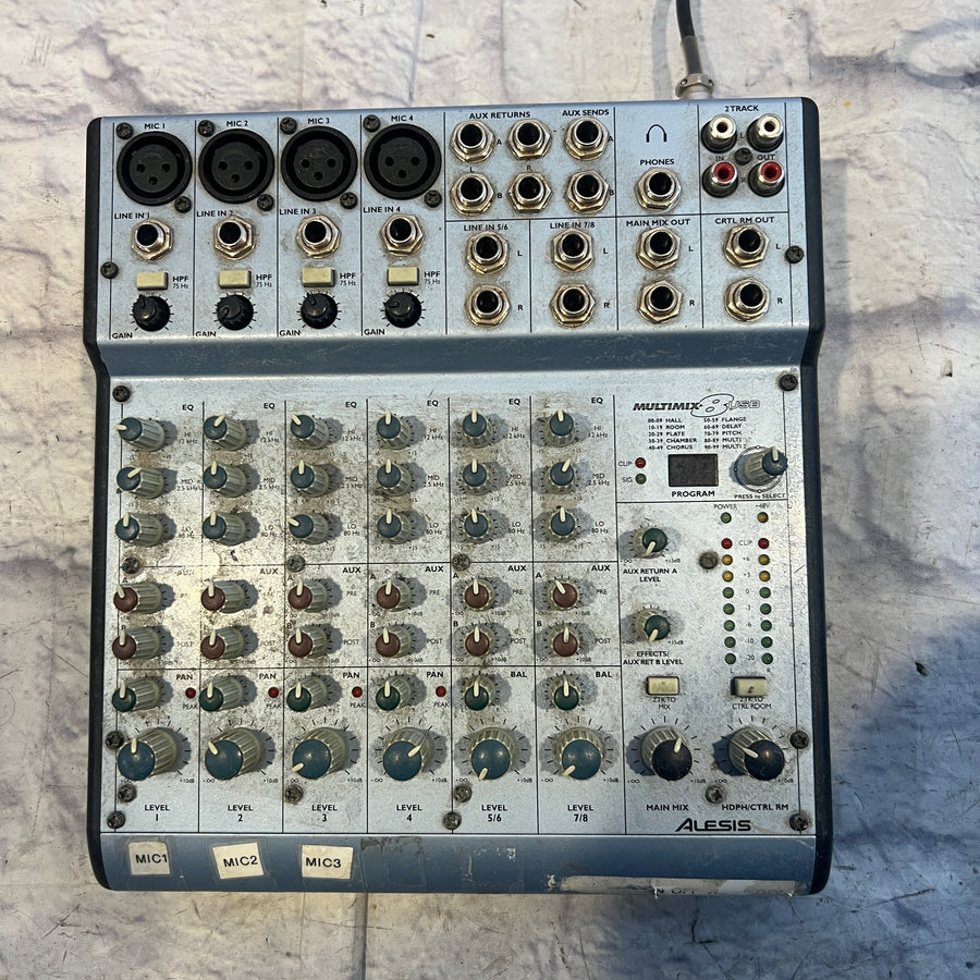 Alesis Multimix MM-8USB 8 Channel Mixer / USB interface