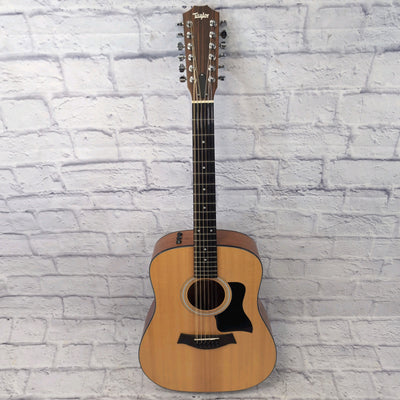 Taylor 150E 12 String Concert Acoustic Electric Guitar w/ Hardshell Case