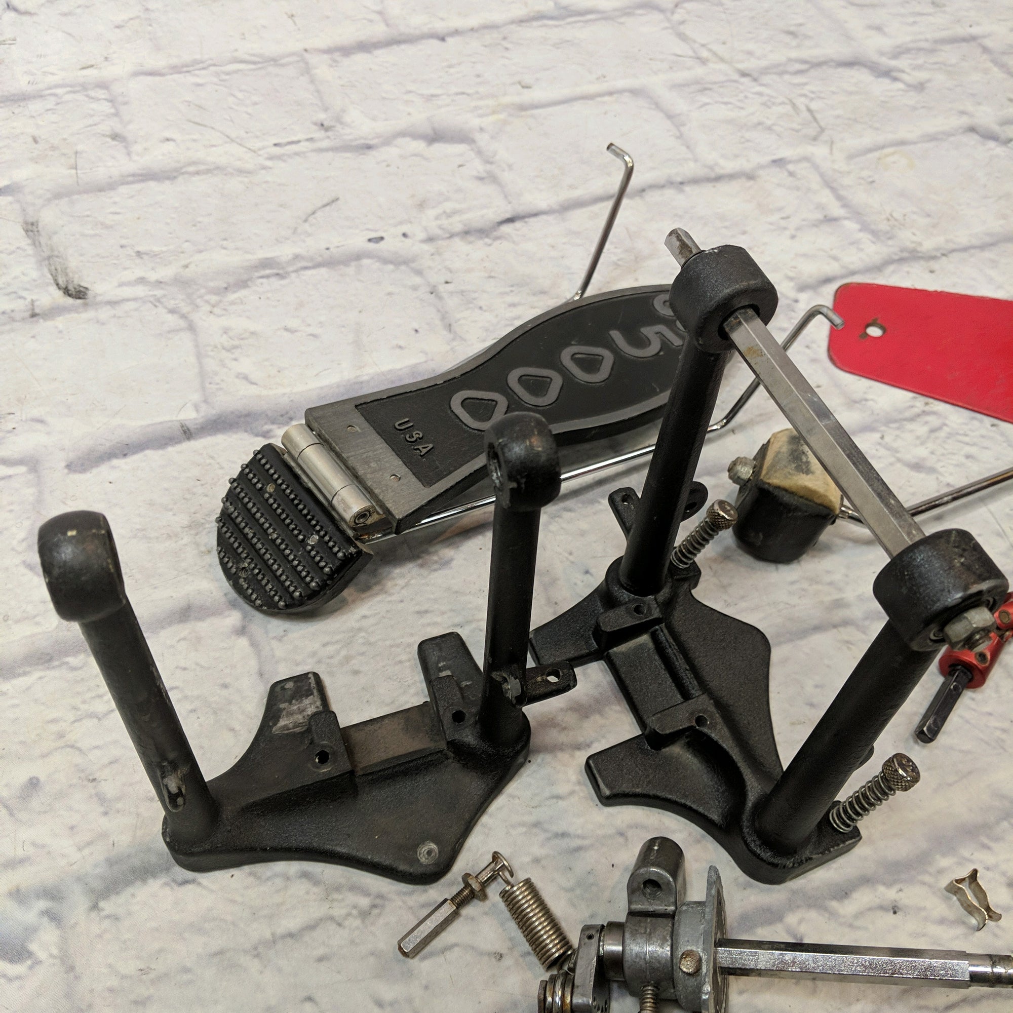dw 5000 pedal parts DW 5000 Double Pedal Parts Lot