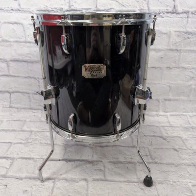 Pearl 14 Export Floor Tom Black 14x14"