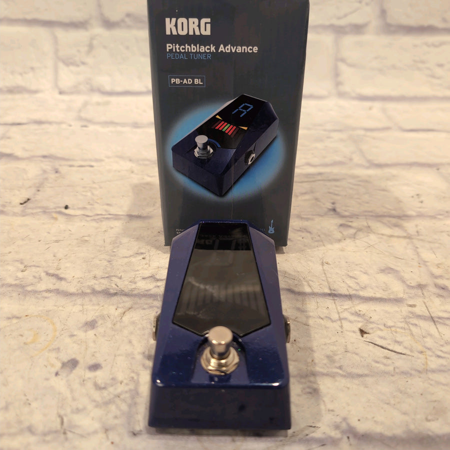 Korg Pitchblack Advance PB-AD BL Black Tuner Pedal