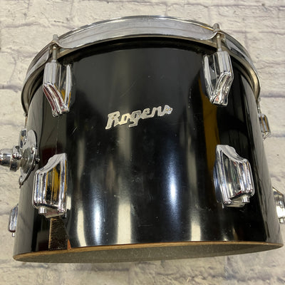 Rogers Vintage Script Era 9/72 13x9" Rack Tom - Black