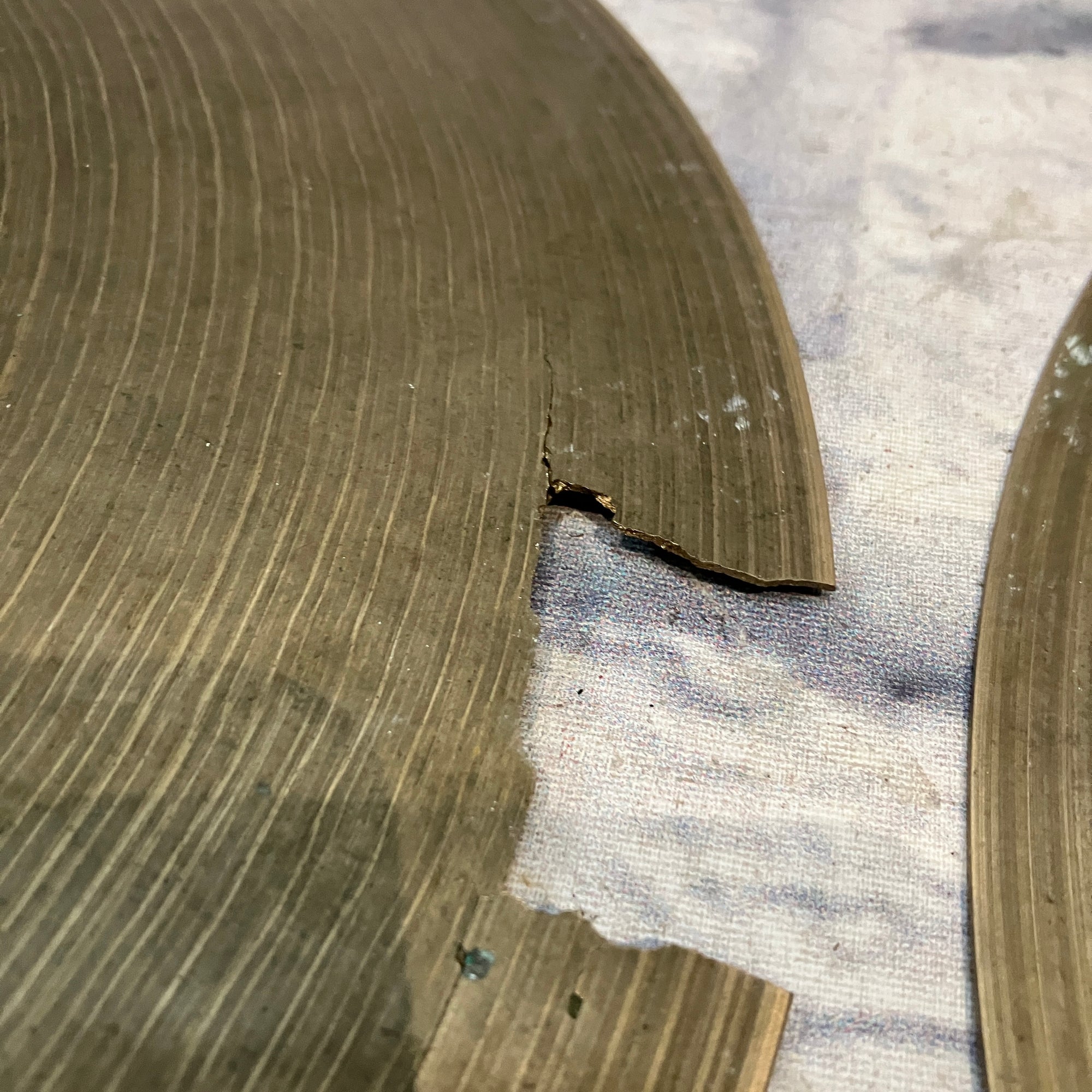 Zildjian 13" K Custom Hybrid Hi Hat Pair - CRACKED