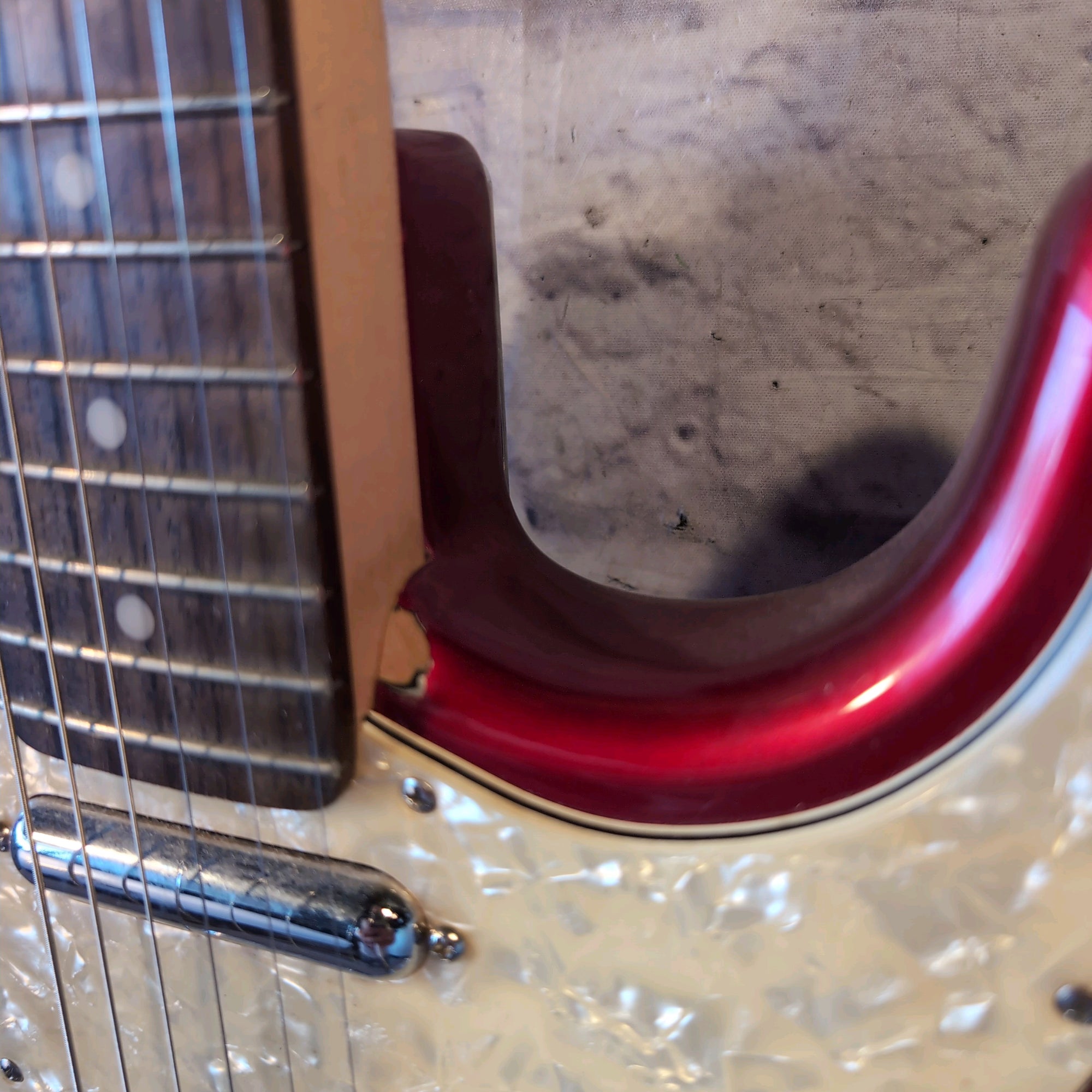 Partscaster MIM Red Electric Guitar