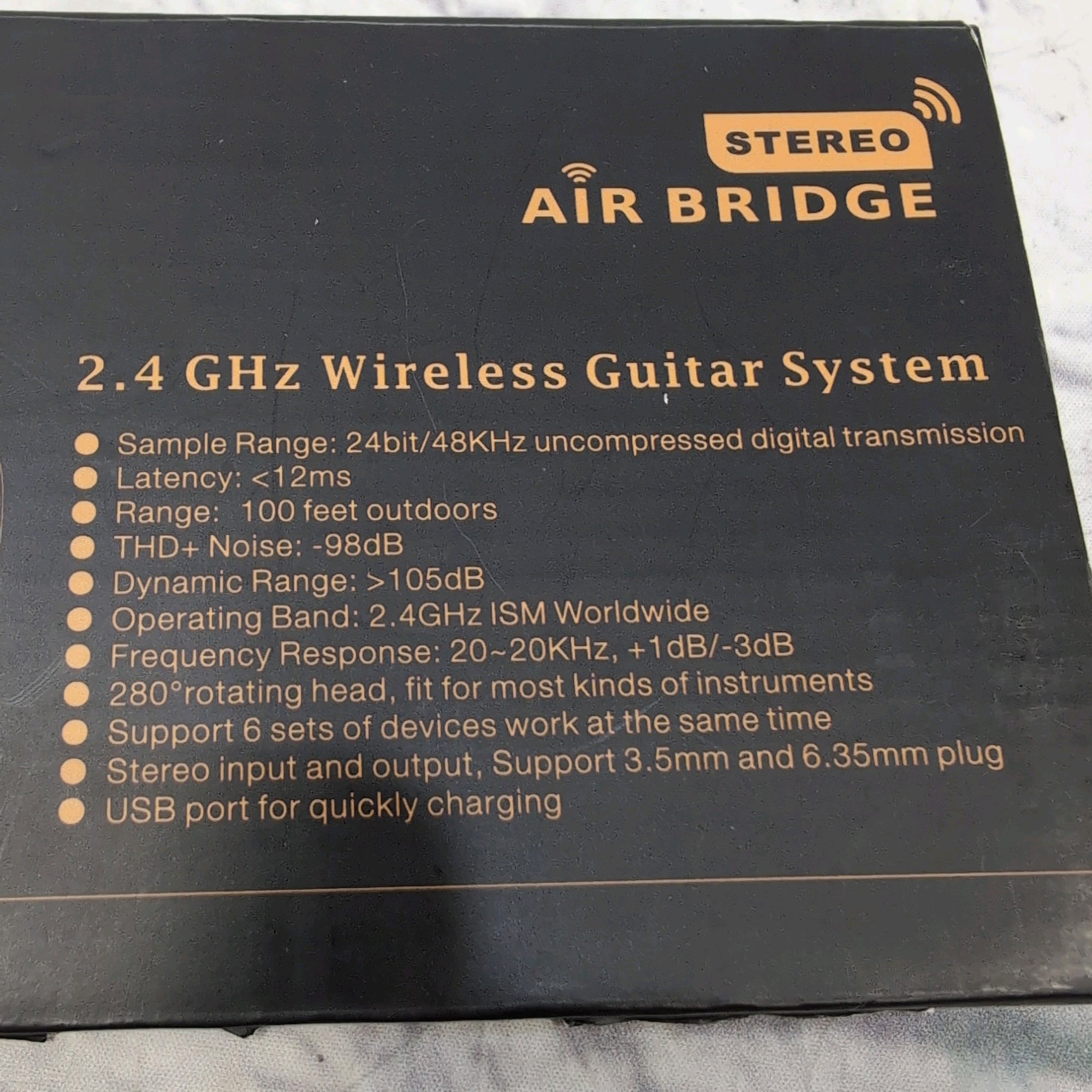 Lekato Air Bridge 2.4ghx Wireless Guitar System