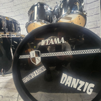 Tama Imperialstar 5pc Black Drum Kit Full Kit