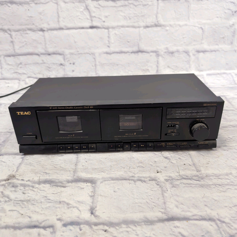 Vintage TEAC W-410 Stereo Double Cassette Deck