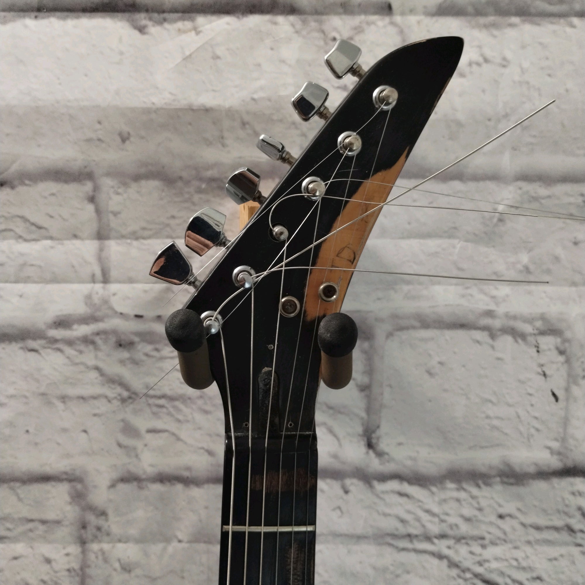 Premier Black Frankenstrat Electric Guitar