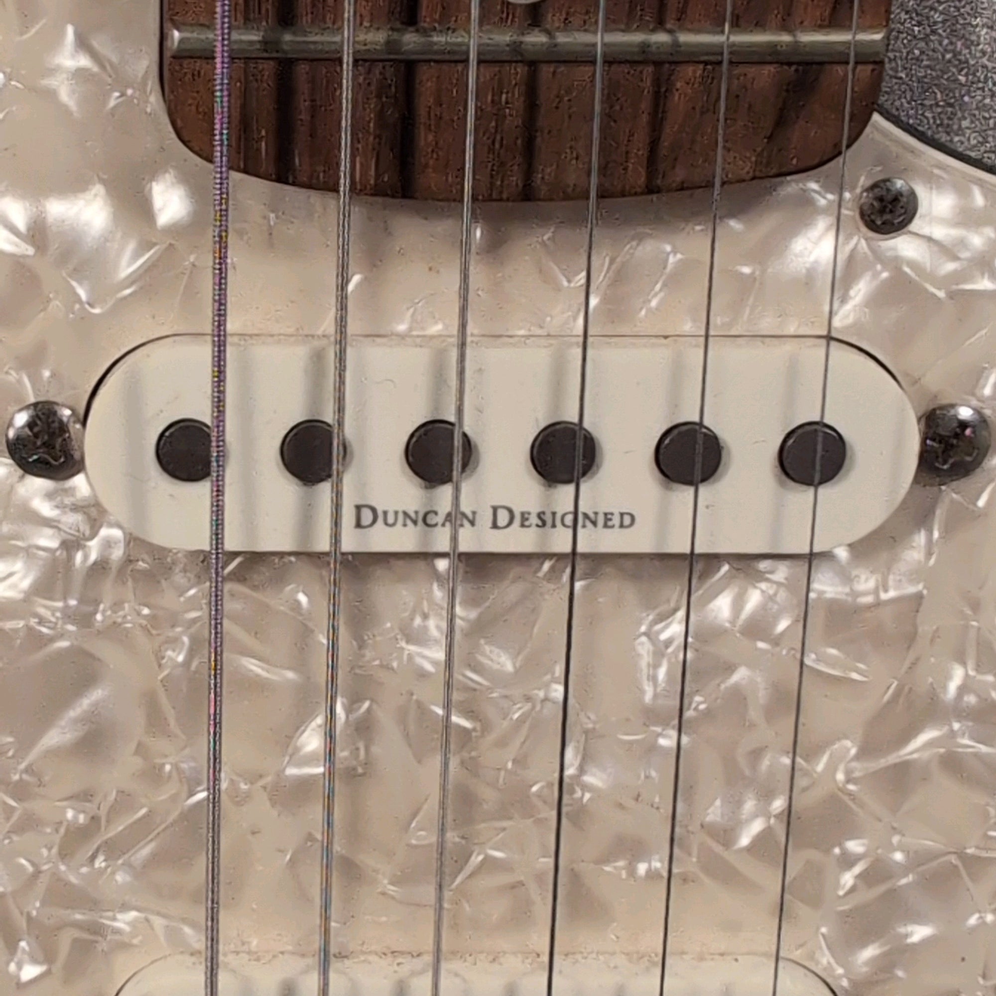 Samick LS-110 Strat Style Electric Guitar Silver Sparkle