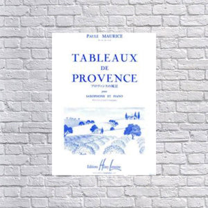 Tableaux De Provence Saxophone & Piano, Paule Maurice