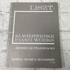 Liszt: Piano Works - Annees De Pelerinage I URTEXT Sheet Music Book