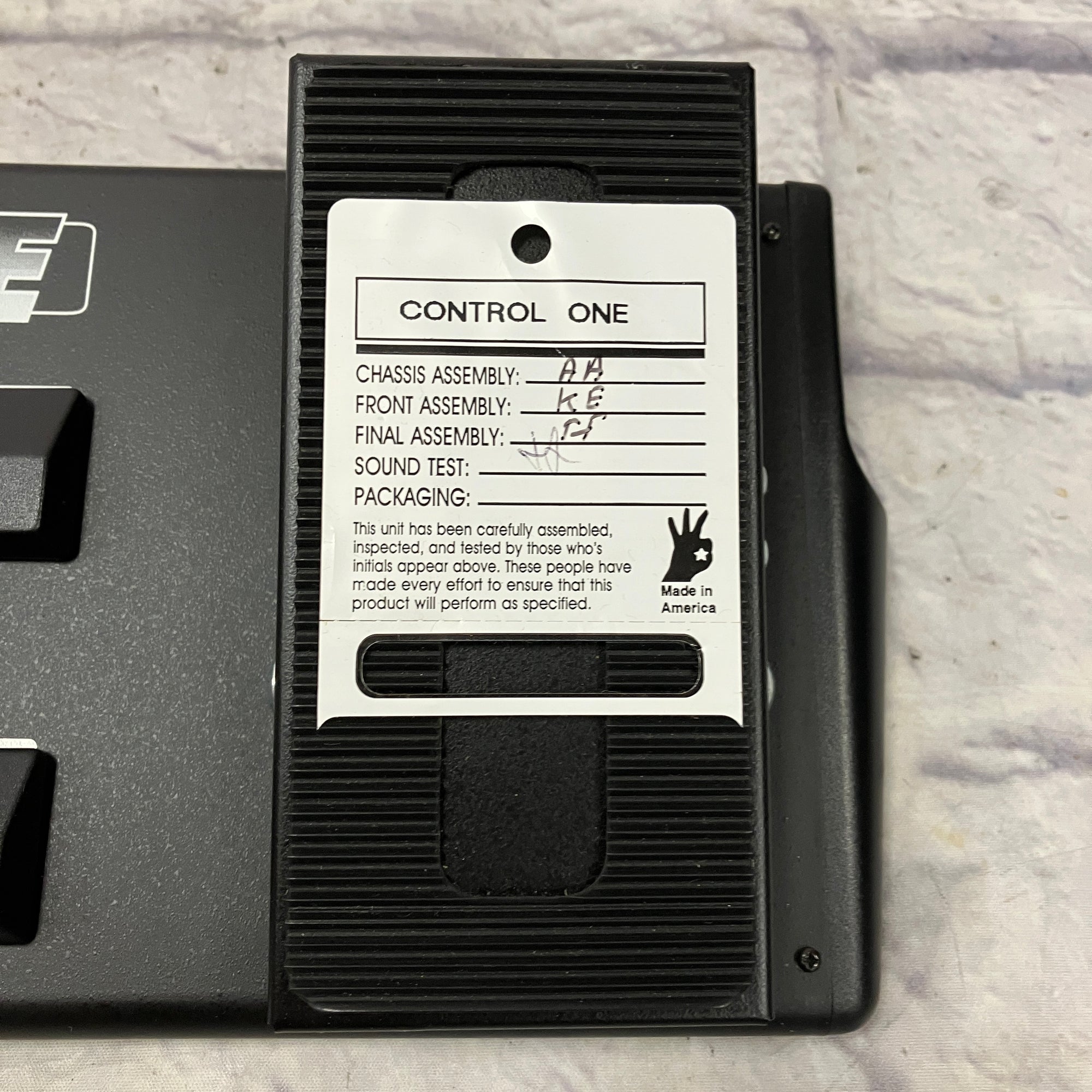 Digitech Control ONE Effects Controller