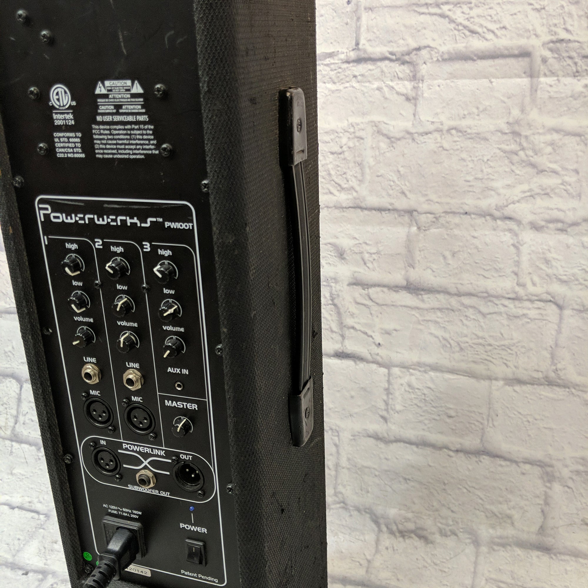 Powerwerks PW100T Personal PA System Powered Speaker