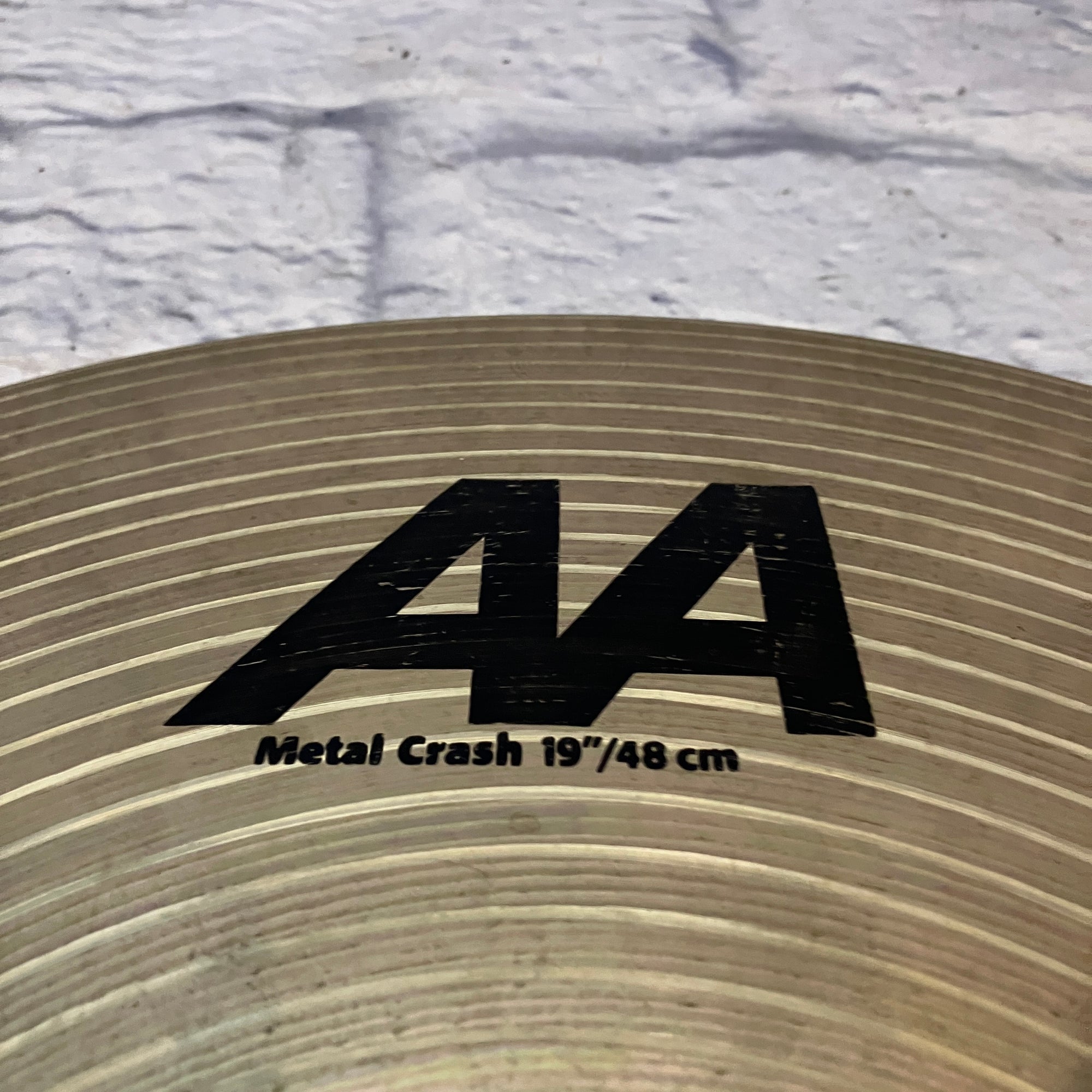 Sabian AA Metal Crash 19" CRACKED Crash Ride Cymbal