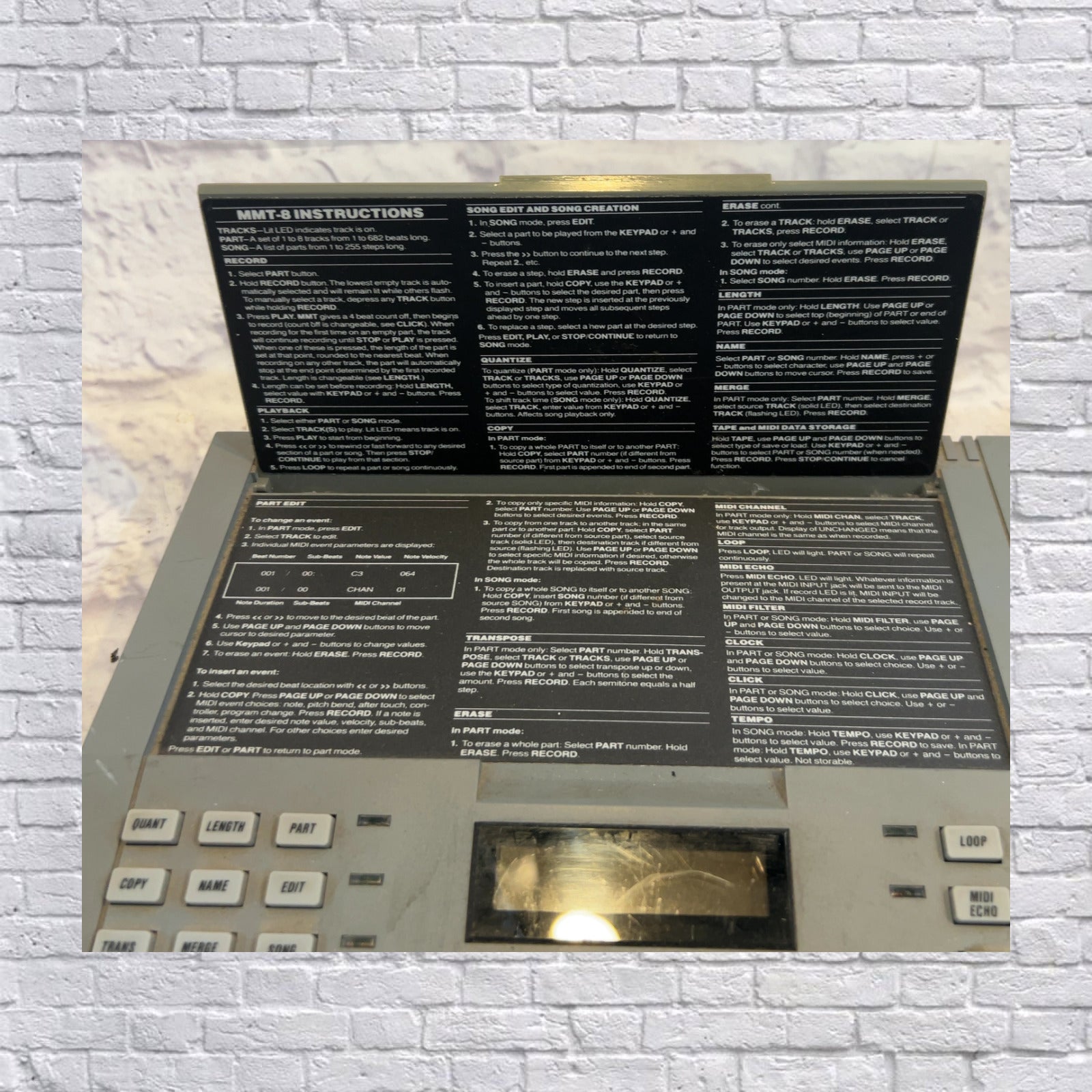 Alesis MMT-8 MIDI Sequencer