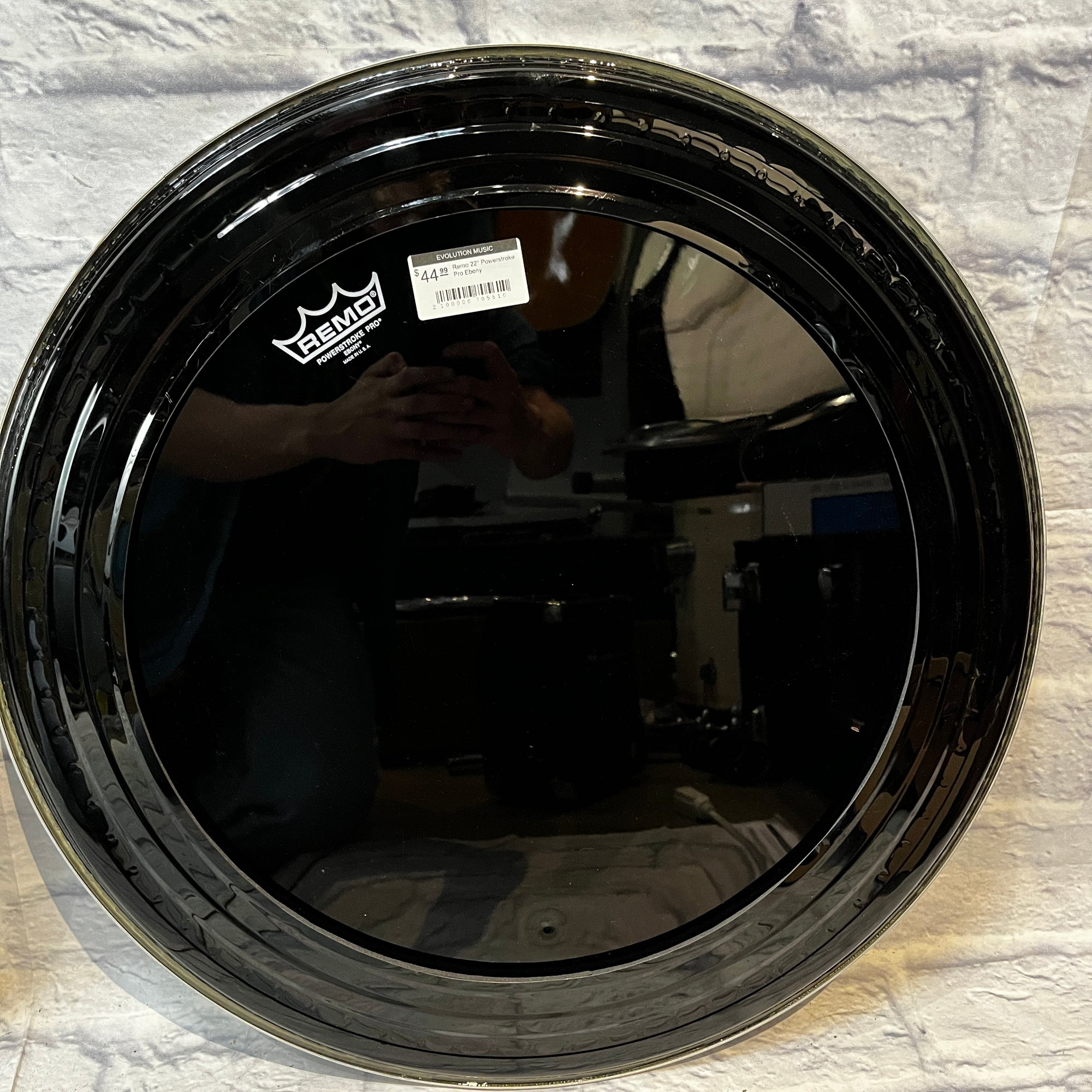 Remo 22" Powerstroke Pro Ebony