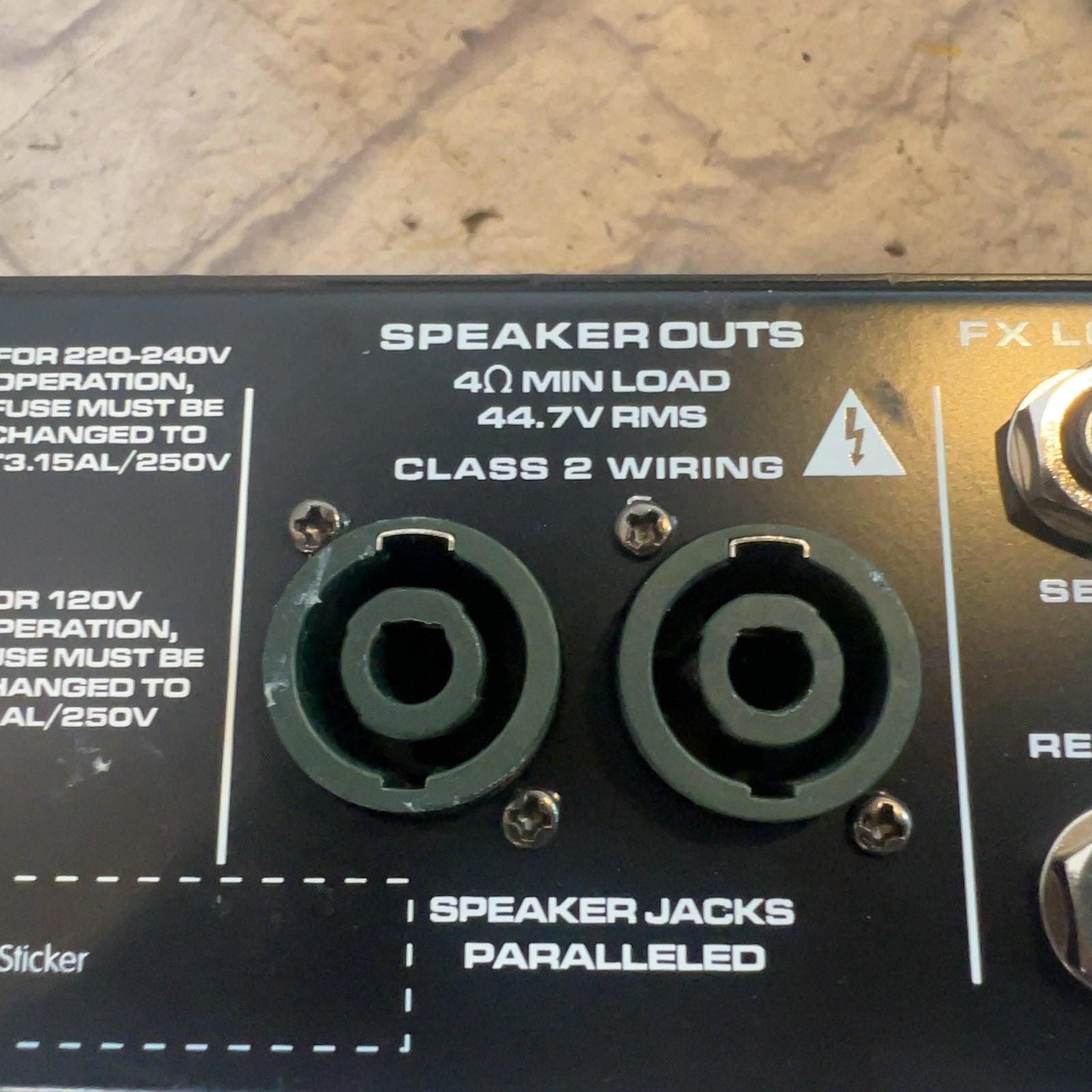 Peavey Mini Max Bass Amp Head