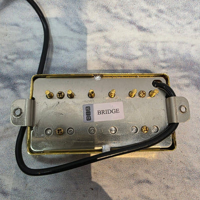 Unknown High Output Humbucker 13K Gold Bridge Pickup