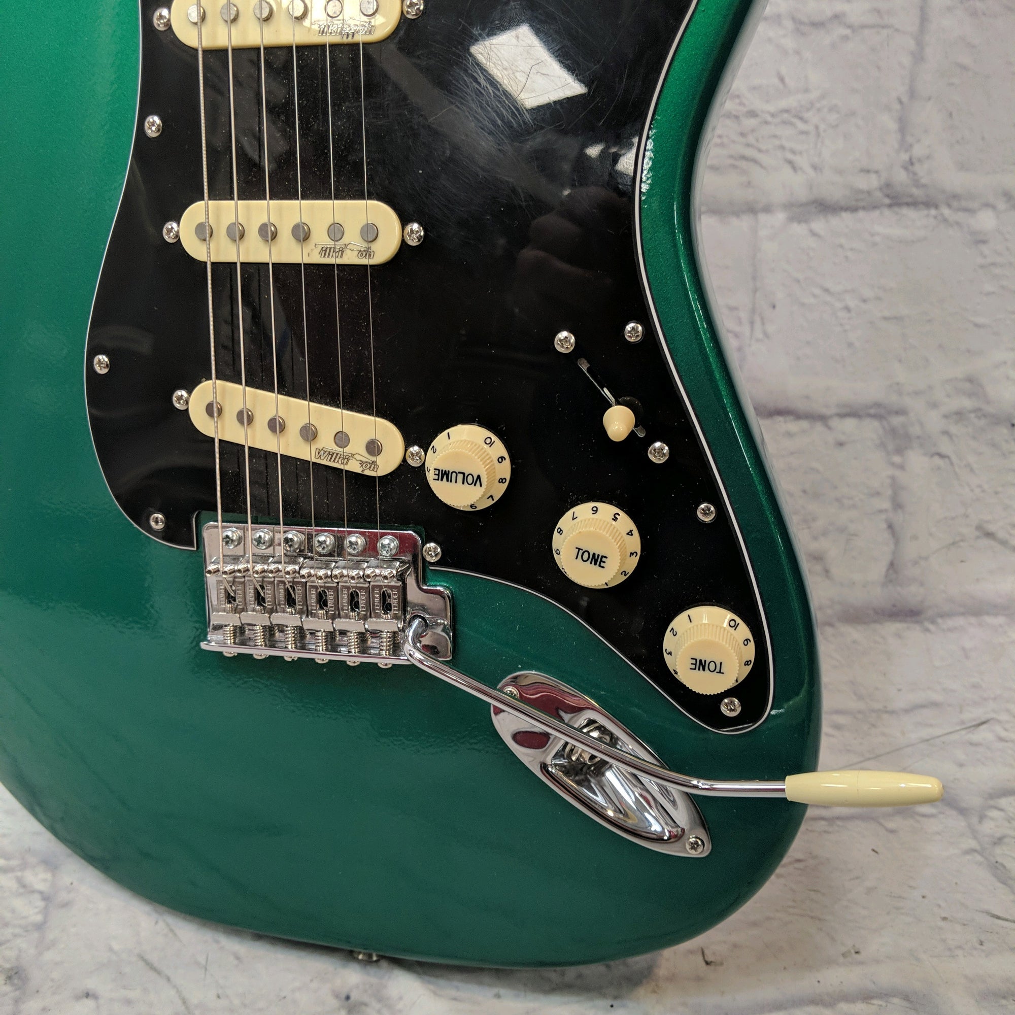 Unknown Partscaster Strat Green Wilkinson