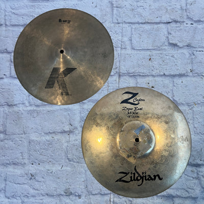 Zildjian 13 Z Dyno Beat Hi Hat Cymbal Pair