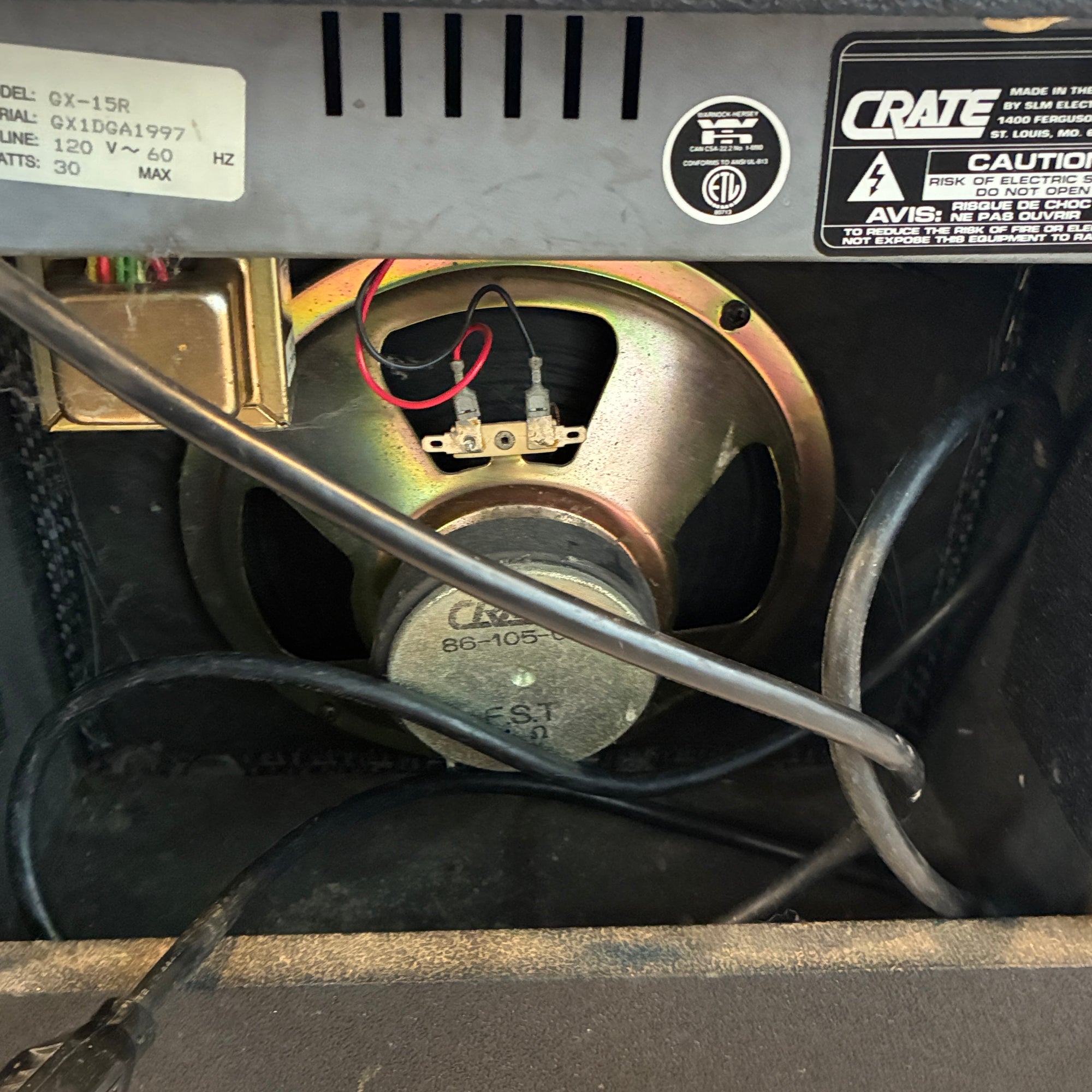 Crate GX-15R Guitar Combo Practice Amp