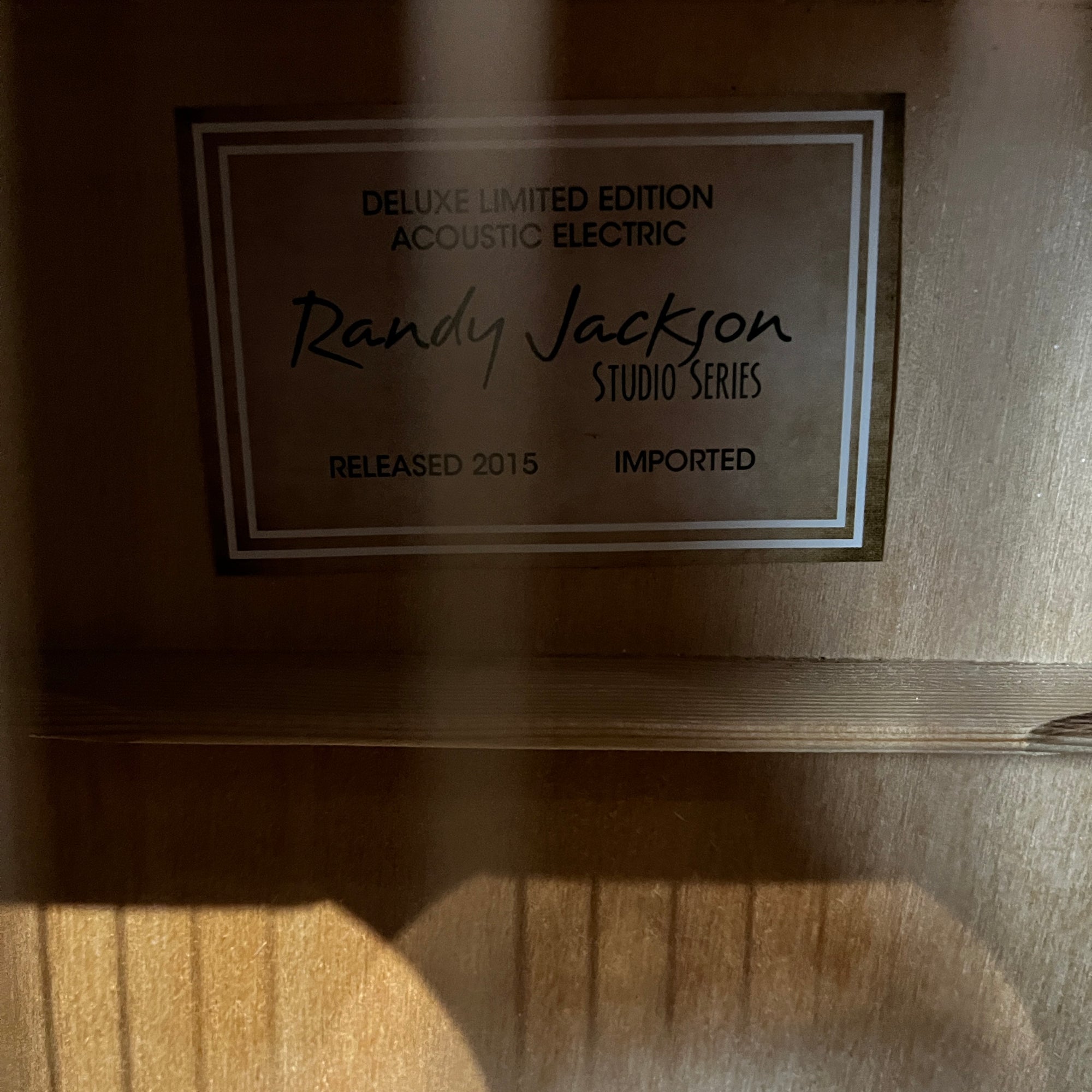Randy Jackson  Studio Series Acoustic - White