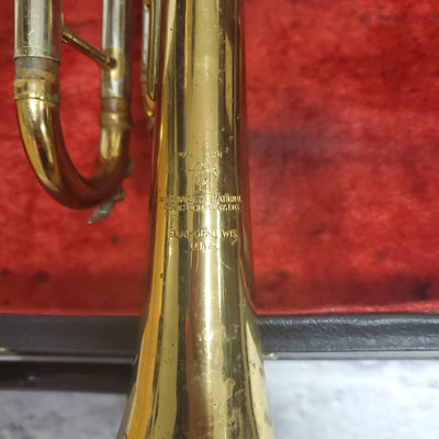Vintage NEMC National Educational Music Company Trumpet Elkhorn Wisconsin