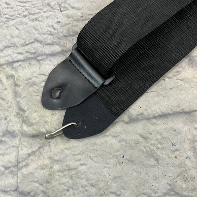 Unknown Black Nylon Guitar Strap