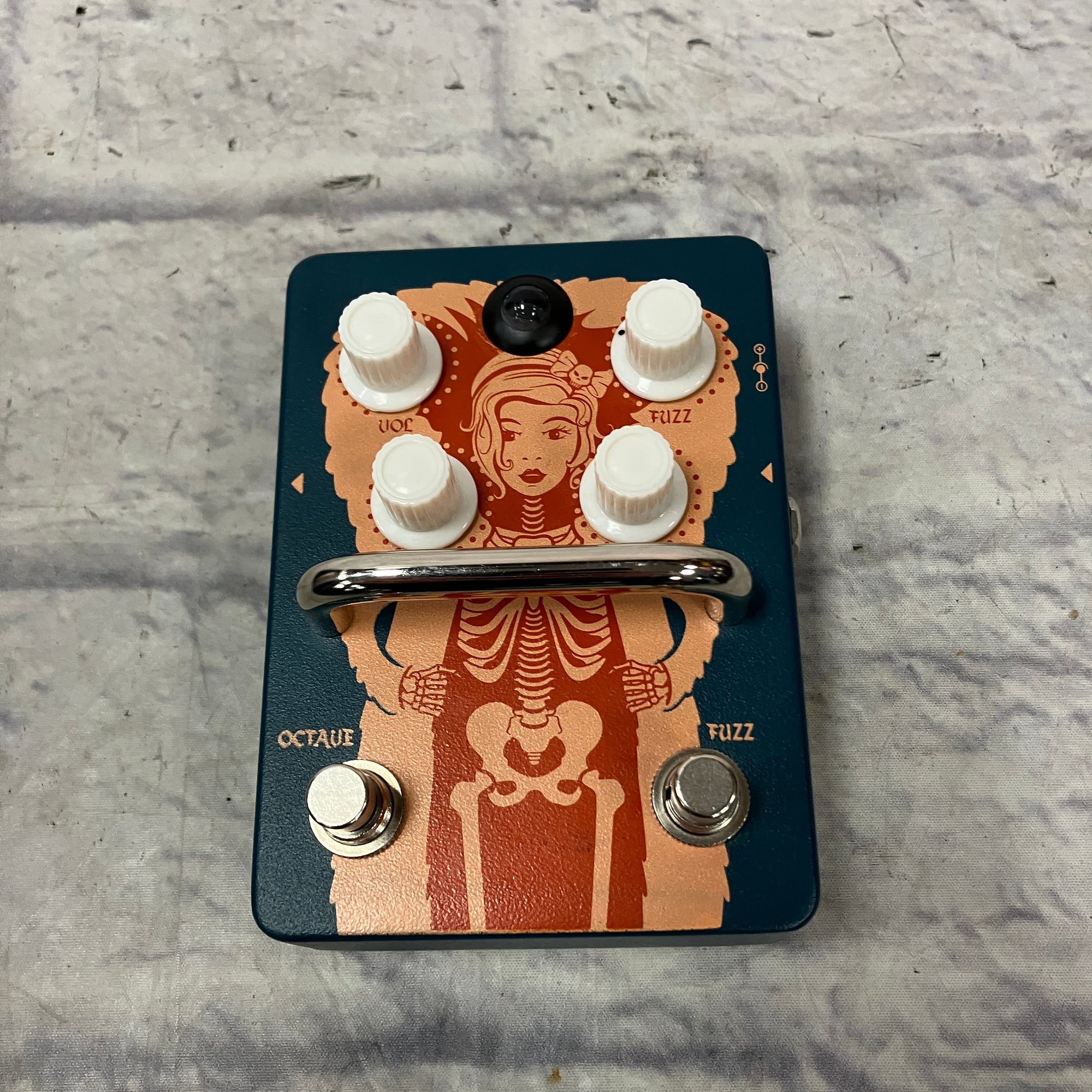Orange Fur Coat Octave Fuzz Pedal