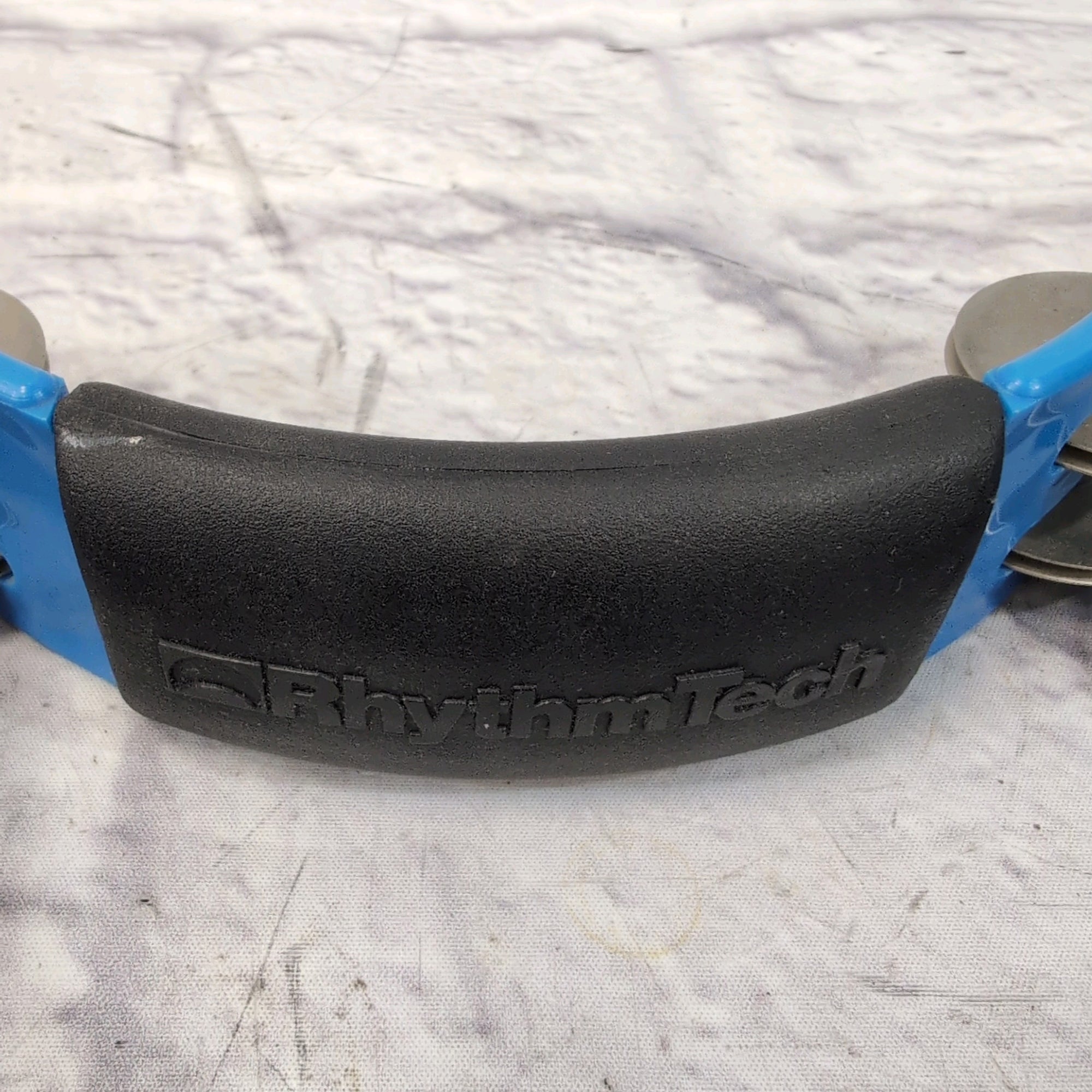RhythmTech Crescent Handheld Tambourine Blue