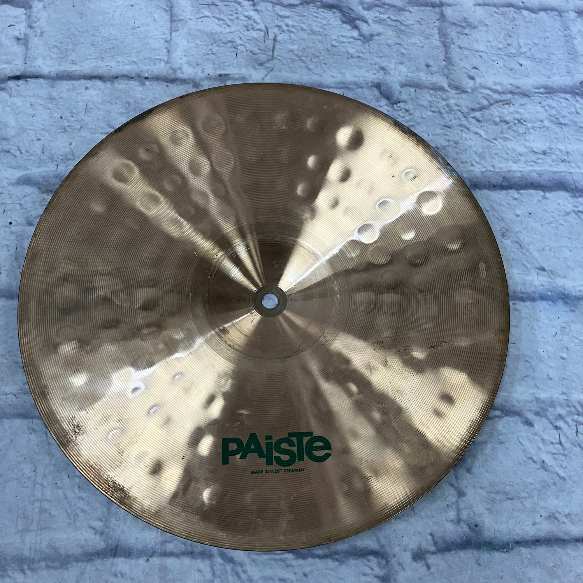 Paiste 1000 Series Heavy Hi Hats Green Label REPAIRED