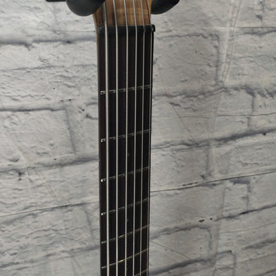 Custom Made Through Neck 6 String Bass Guitar