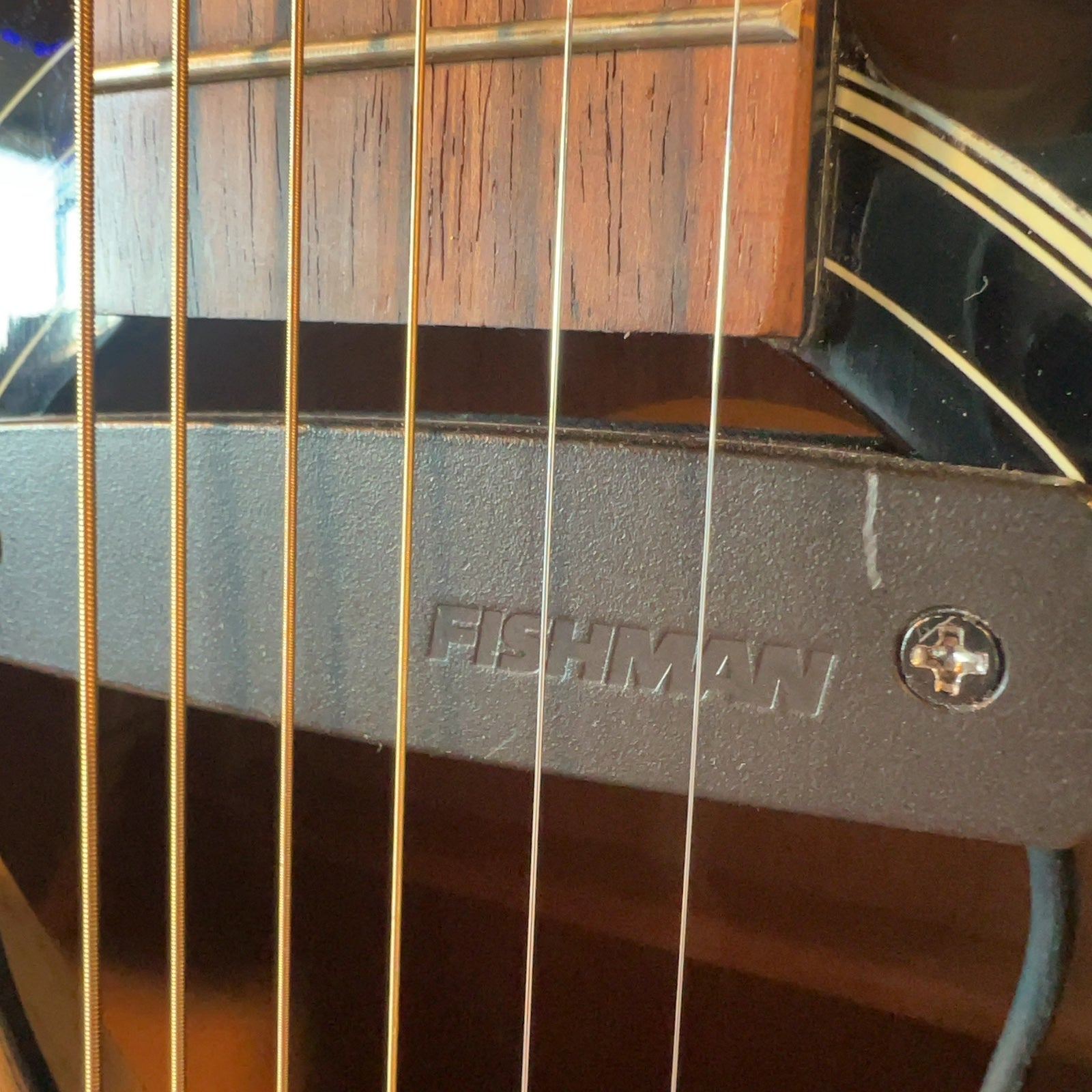 Yamaha F335 Dreadnaught Acoustic with Fishman Sound Hole Pickup