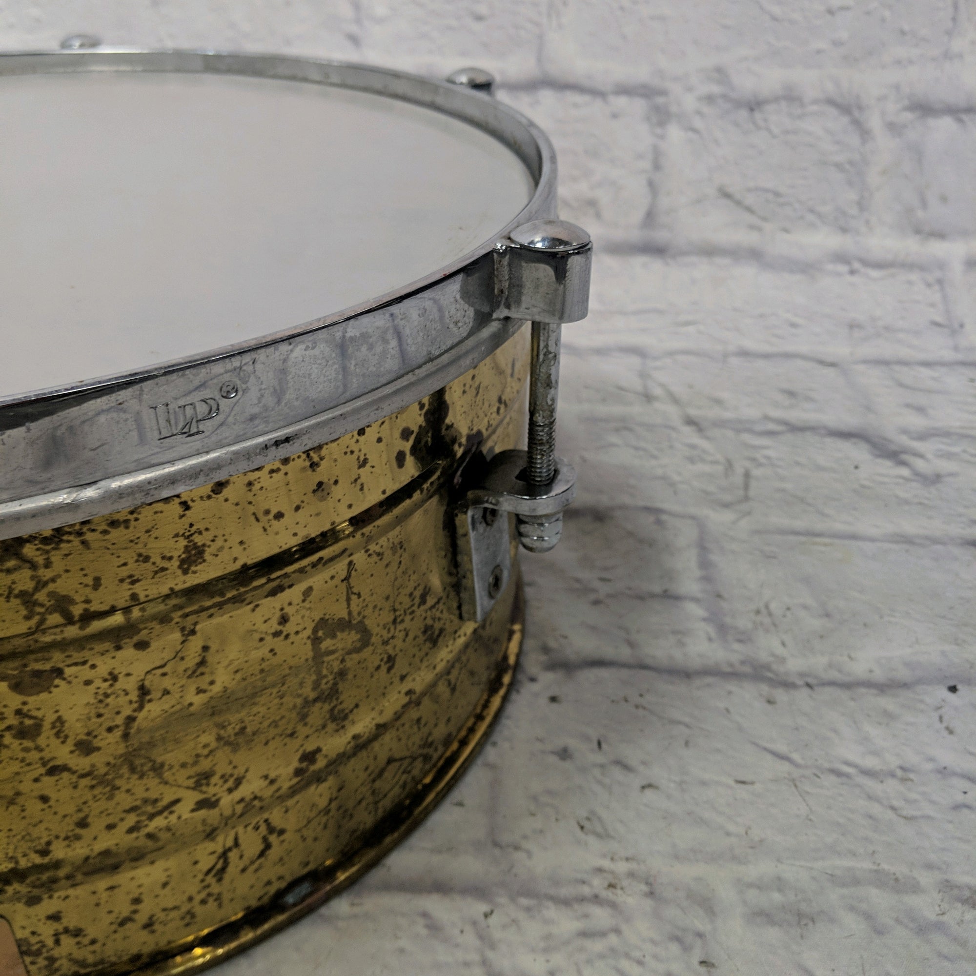 LP Latin Percussion 14 x 6.5 Brass Timbale