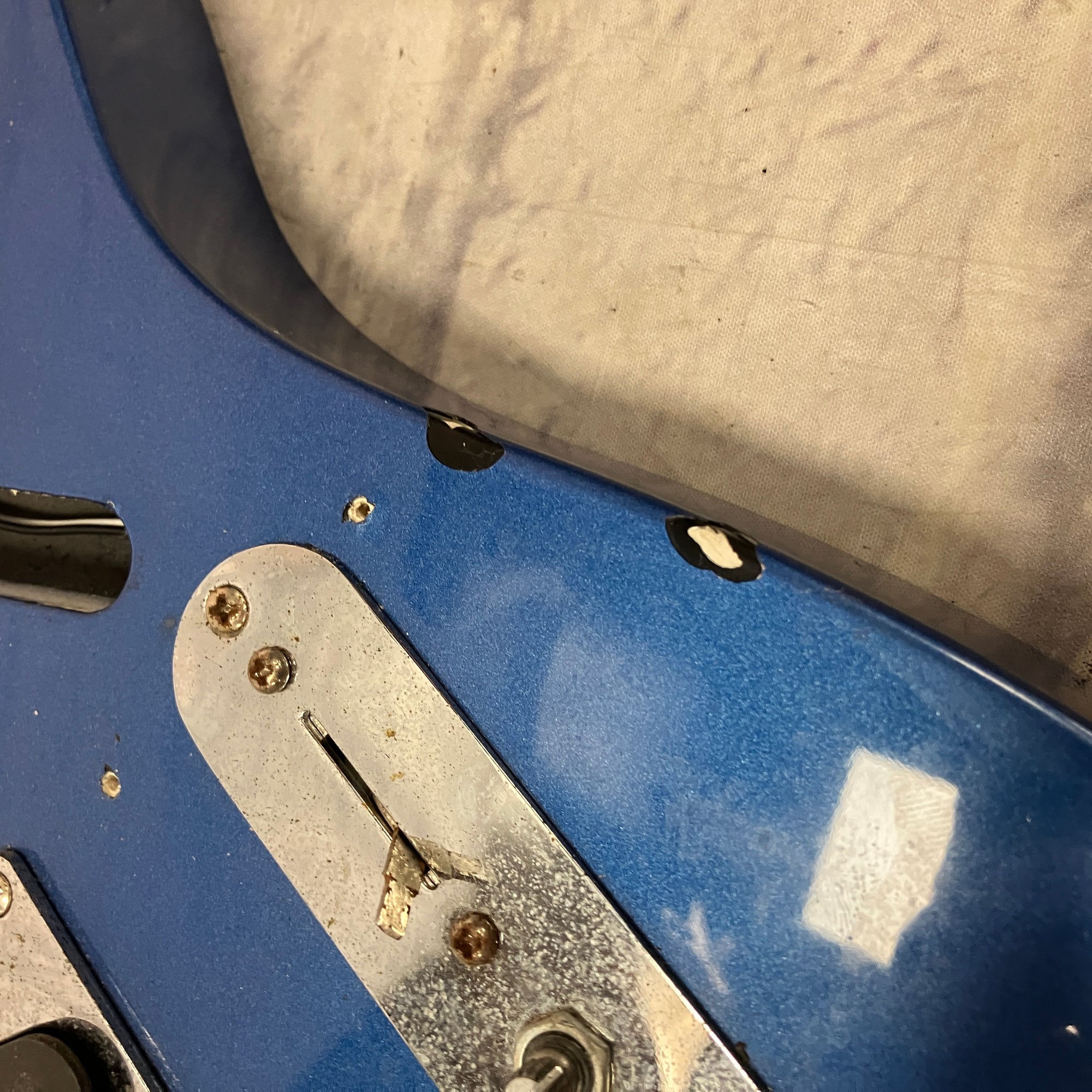 Unknown Blue Telecaster Style Body