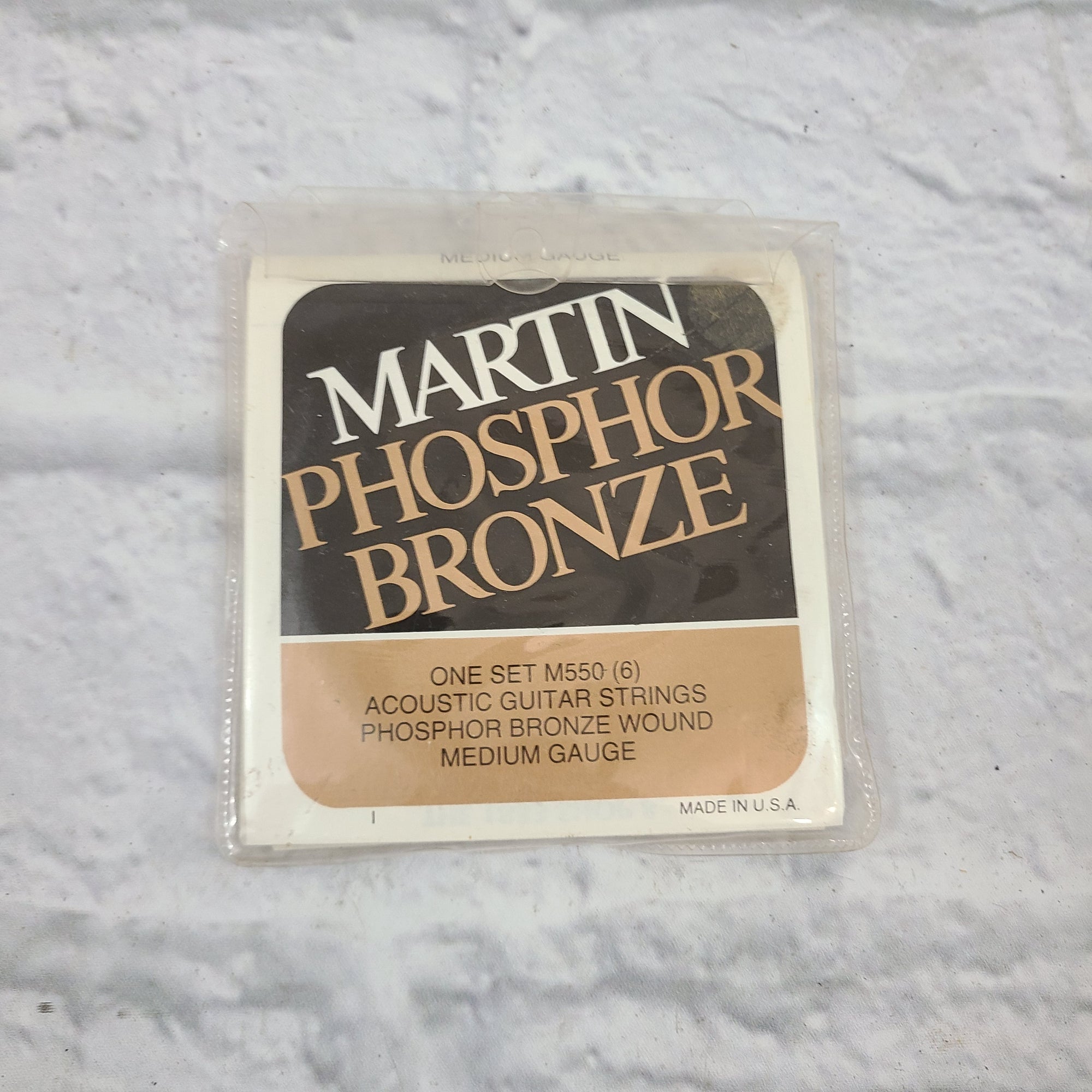 Martin MA550 SP Phosphor Bronze Medium Authentic Acoustic Guitar Strings