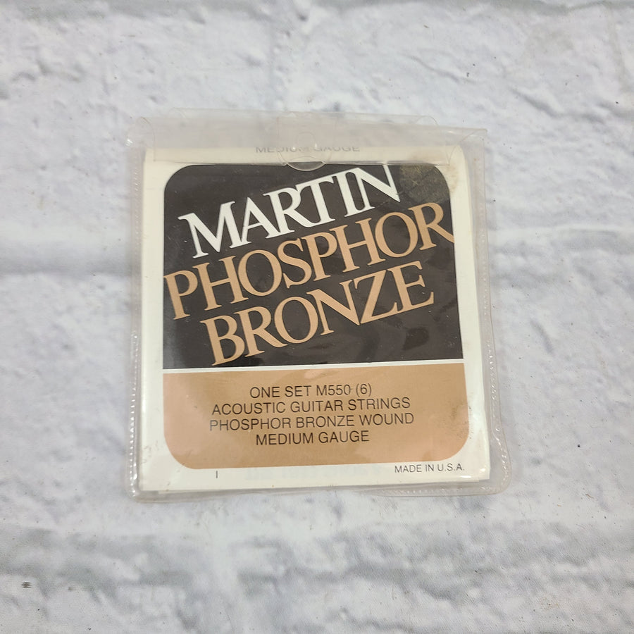 Martin MA550 SP Phosphor Bronze Medium Authentic Acoustic Guitar Strings