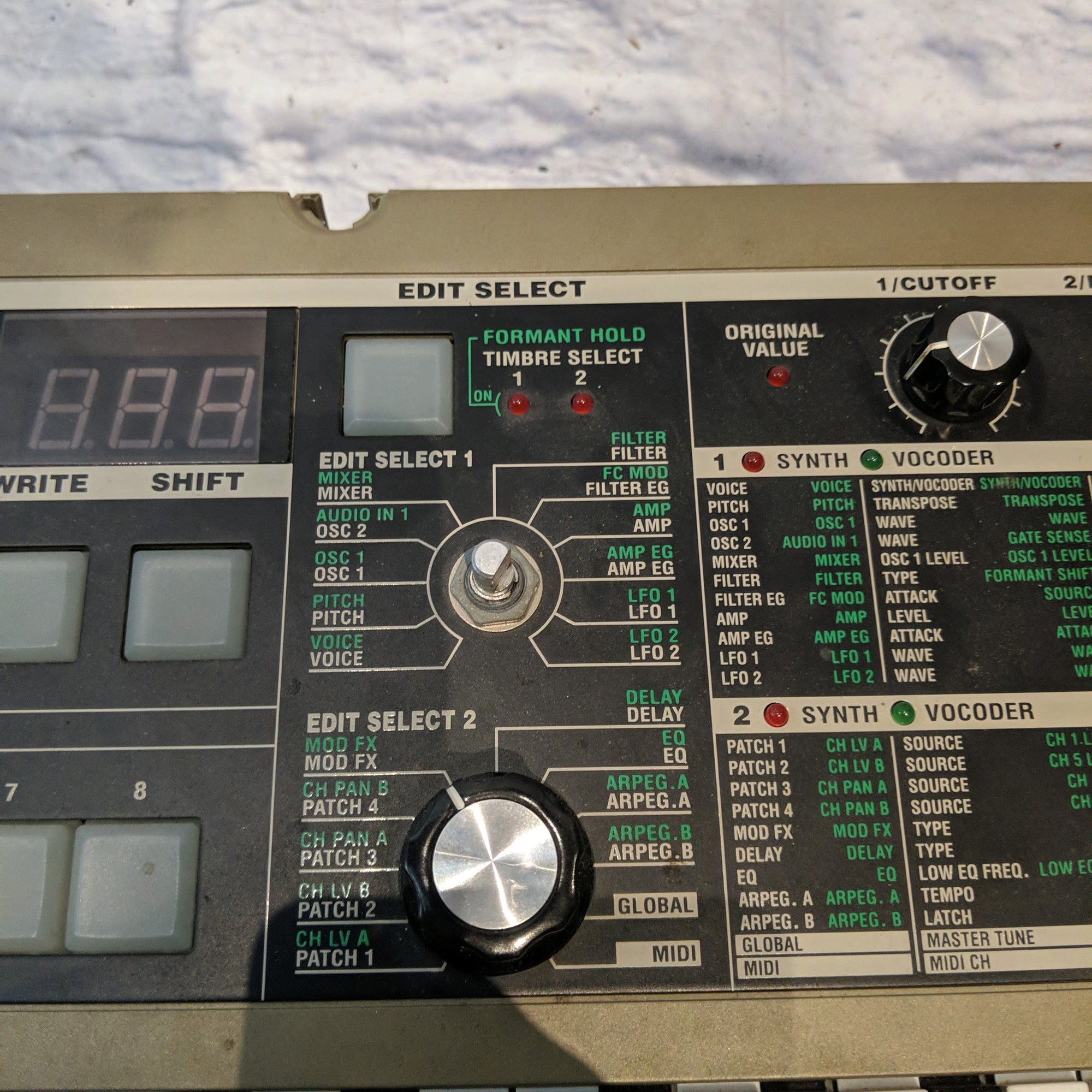 Korg Microkorg ( Missing Microphone) Analog Synth - AS IS