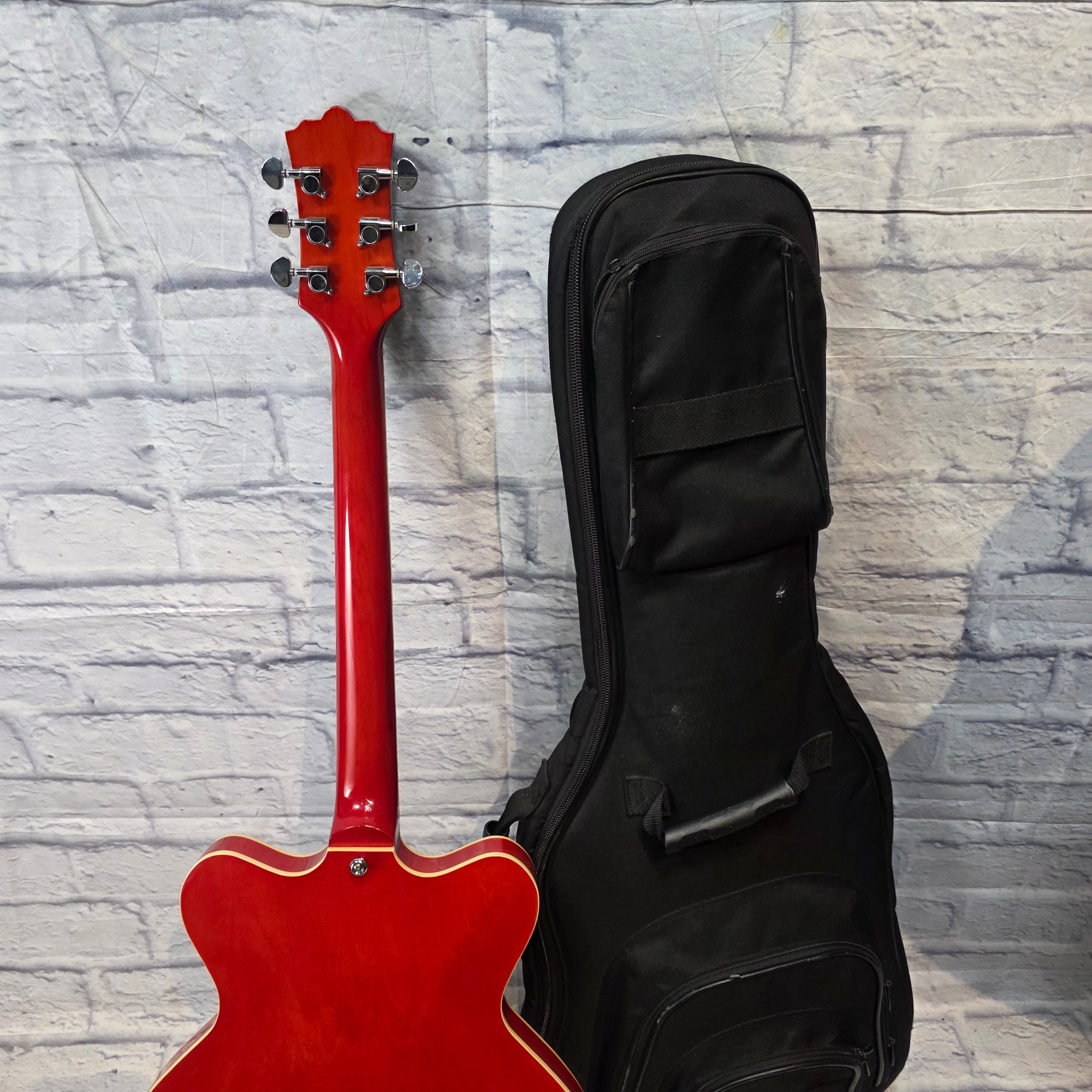Eastwood Classic 6 Orange With Case Hollow Body Electric