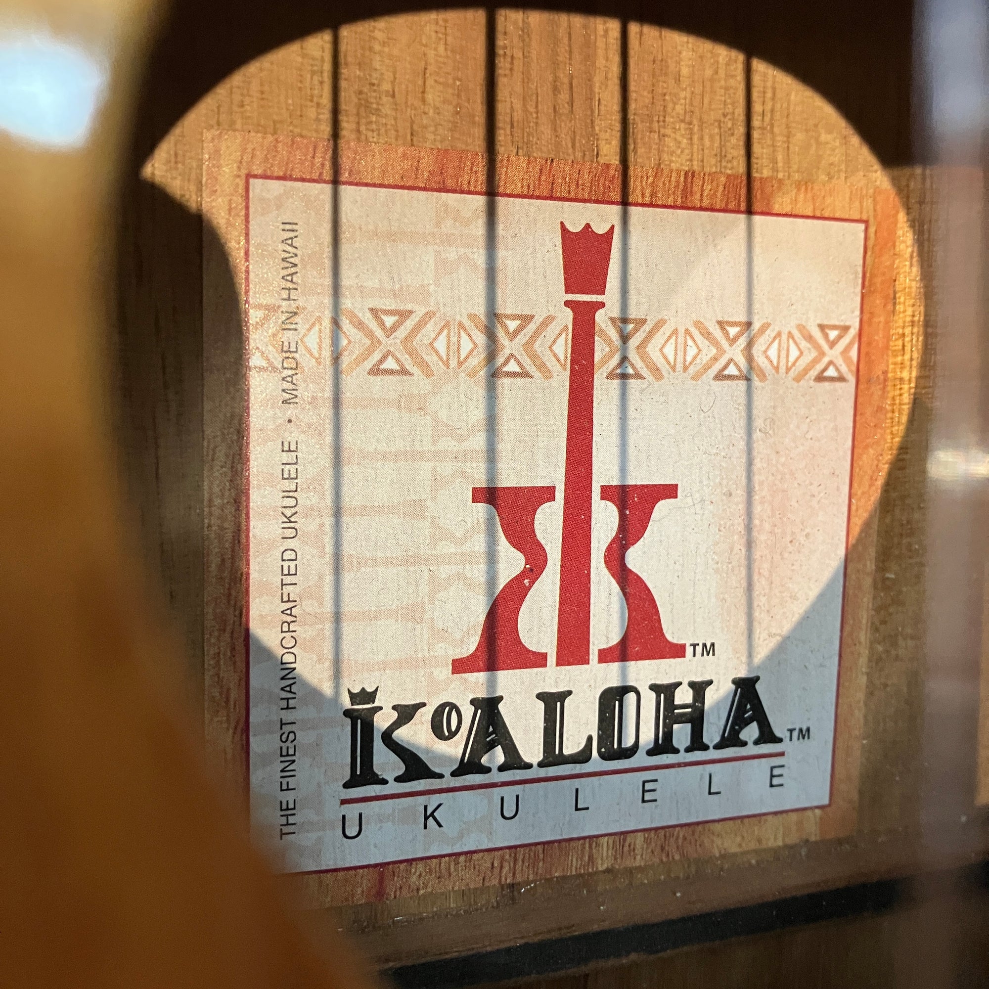 KoAloha Koa Tenor Ukulele KTM-00  w/ case