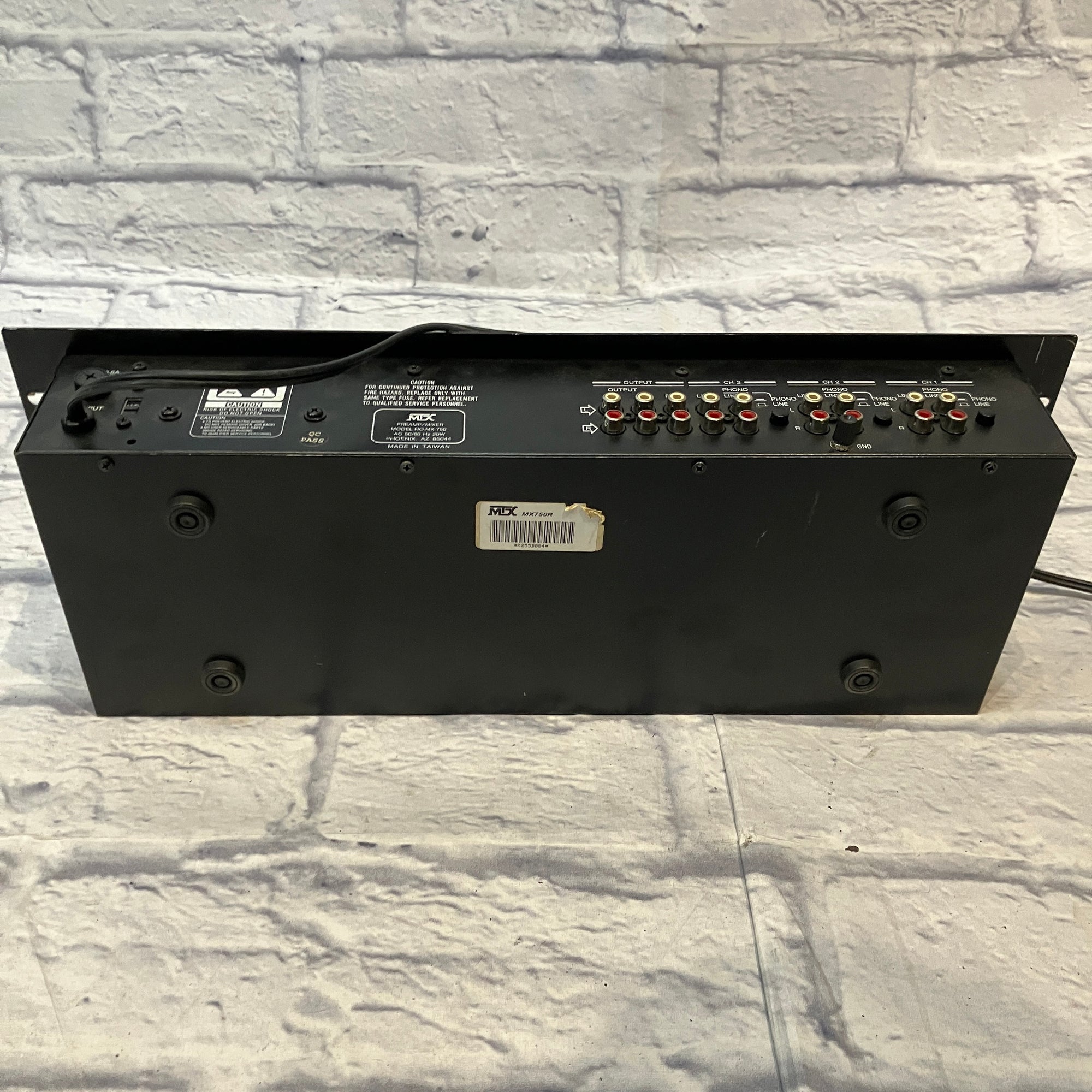 MTX MX750 Rackmount DJ Mixer