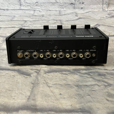Radio Shack 4 Channel Stereo Microphone Mixer