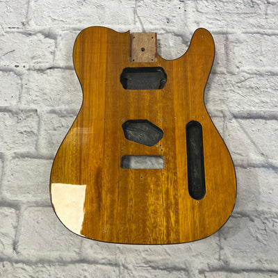 Unknown Telecaster Body Mahogany Finished with Tremolo Route