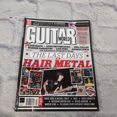 Guitar World February 2019 | Hair Metal Special | Muse | 30 Albums Every Guitarist Should Own Magazine