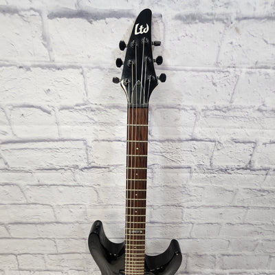 LTD H-50 Black Solid Body Electric Guitar