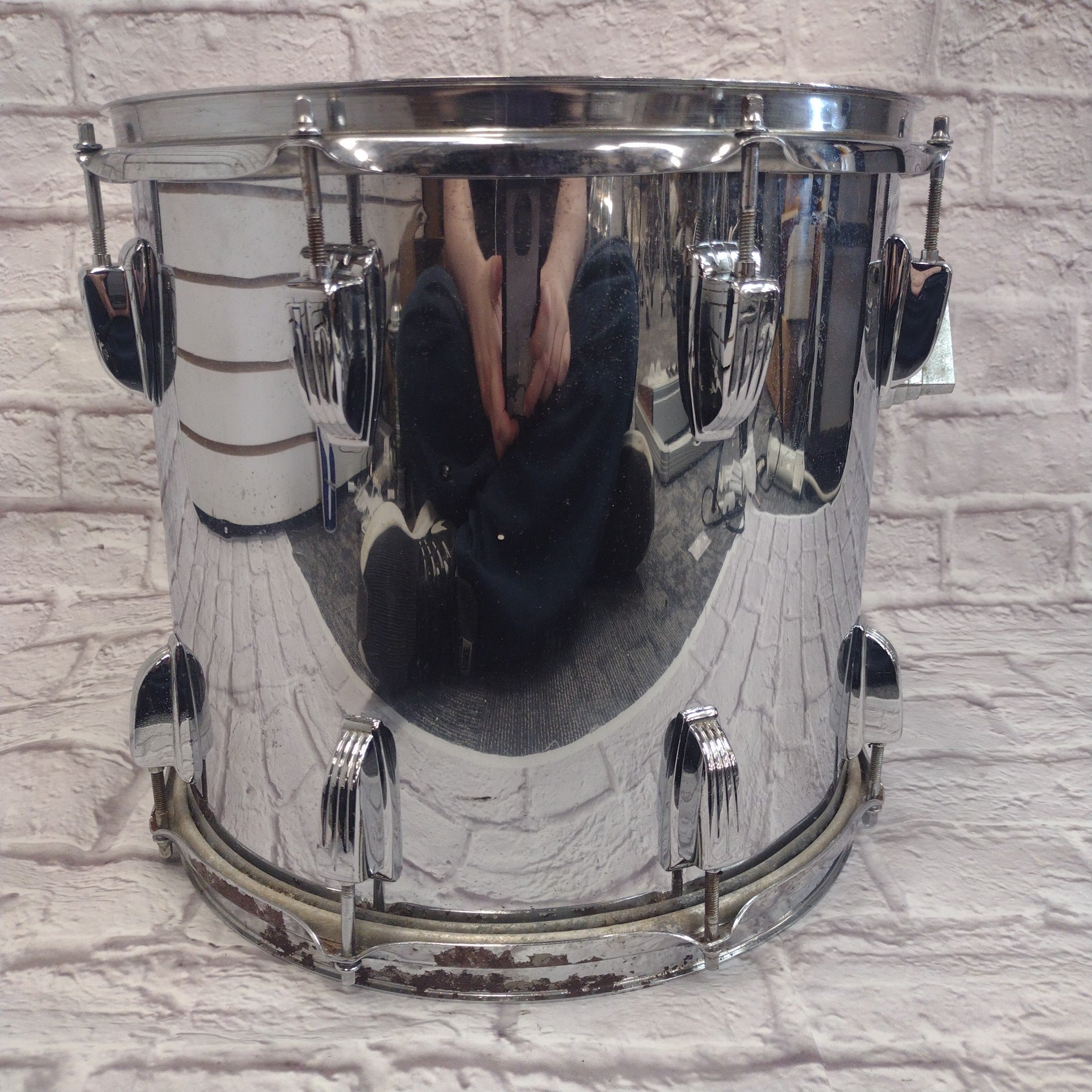 Ludwig Power Tom Chrome Over Wood 13x12