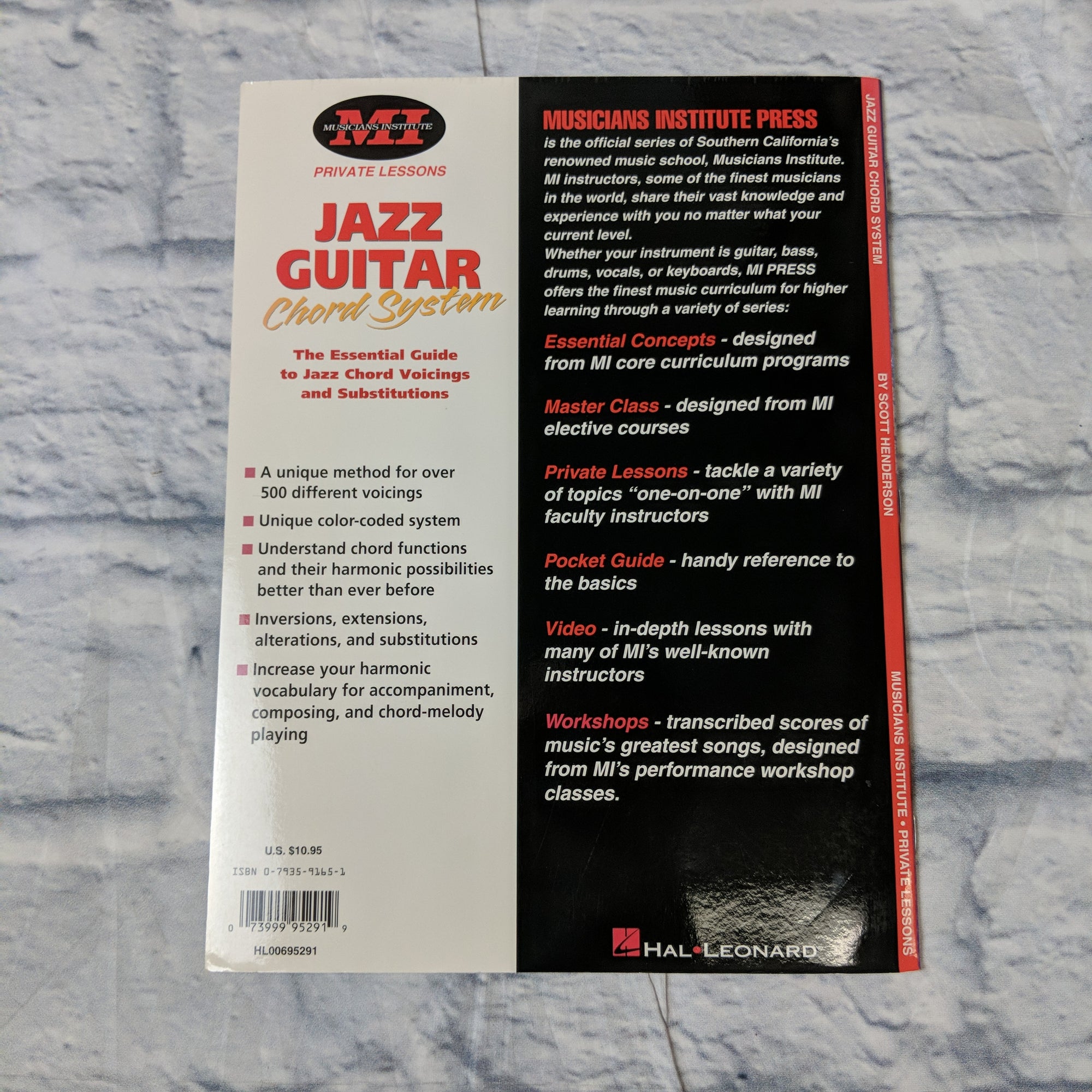 Musicians Institute Jazz Guitar Chord System Book