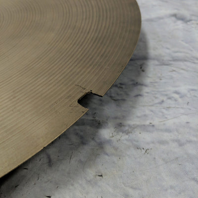 Sabian 18" AA Medium Ride CRACKED Crash Ride Cymbal