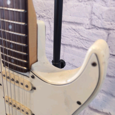 Lotus Strat Copy White 1980s Electric Guitar